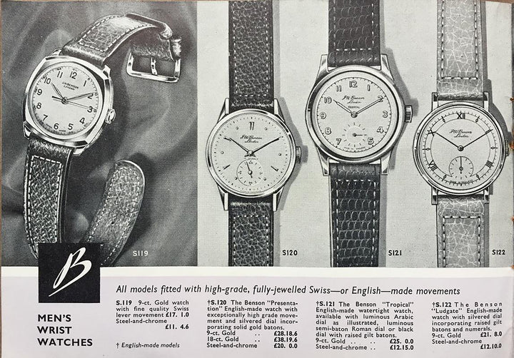 Smiths for Benson, Everest pattern