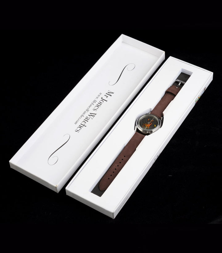 Autumn's riches in Mr Jones Watches packaging