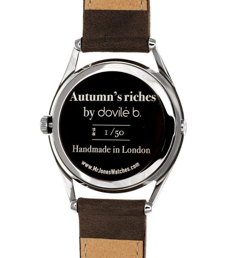 Autumn's riches limited edition watch case back