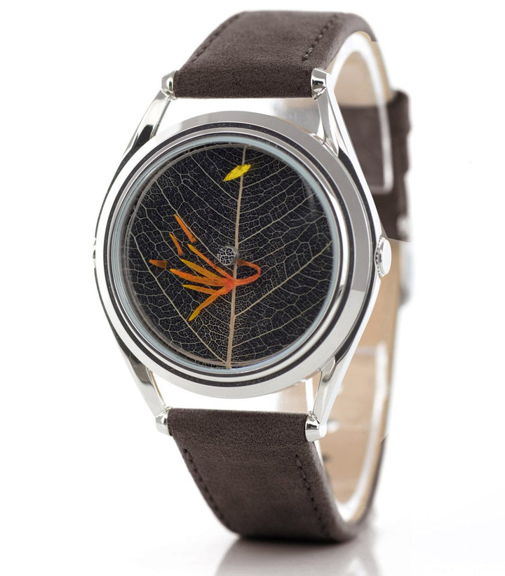 Autumn's riches watch side view