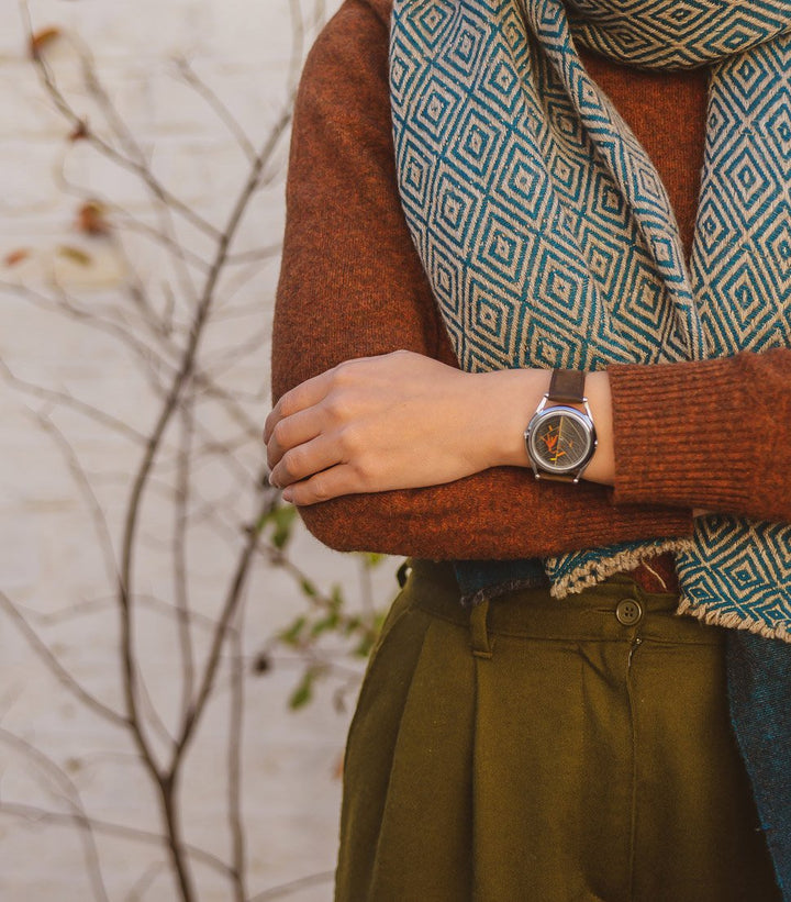 Autumn's riches on models wrist