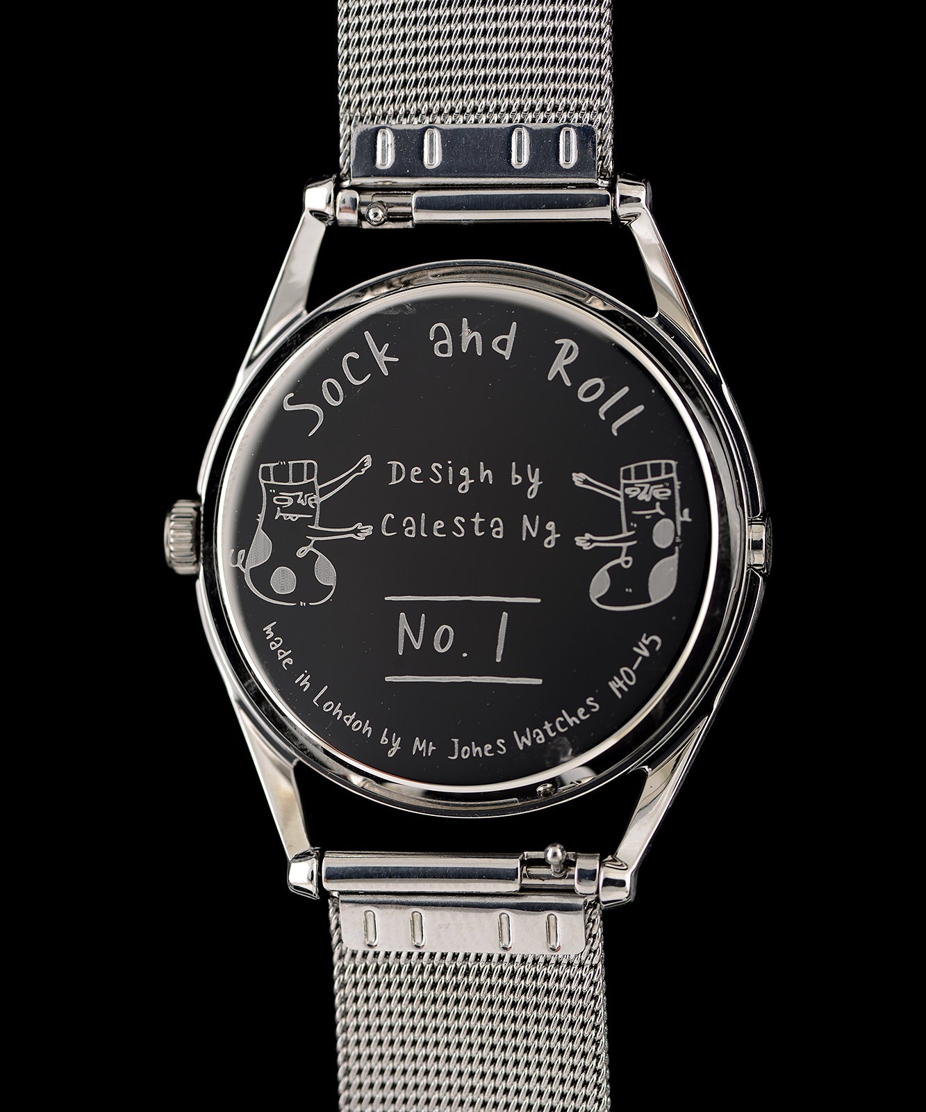 marihoja マリホジャ Bonita knit watch ブラック Sock and roll | Limited edition watch | Mr Jones Watches