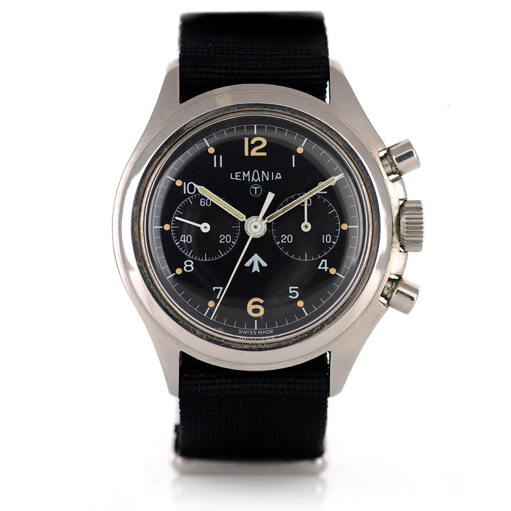 Lemania two button military issue Chronograph (1975)