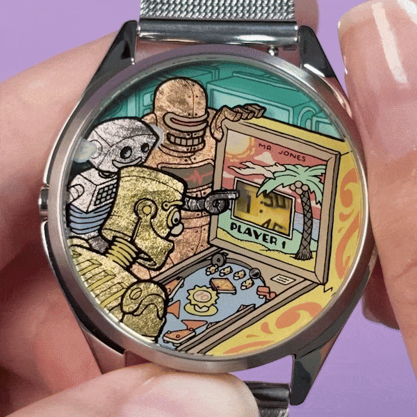 Ricochet | Pinball inspired watch | Ryan Claytor X Mr Jones Watches