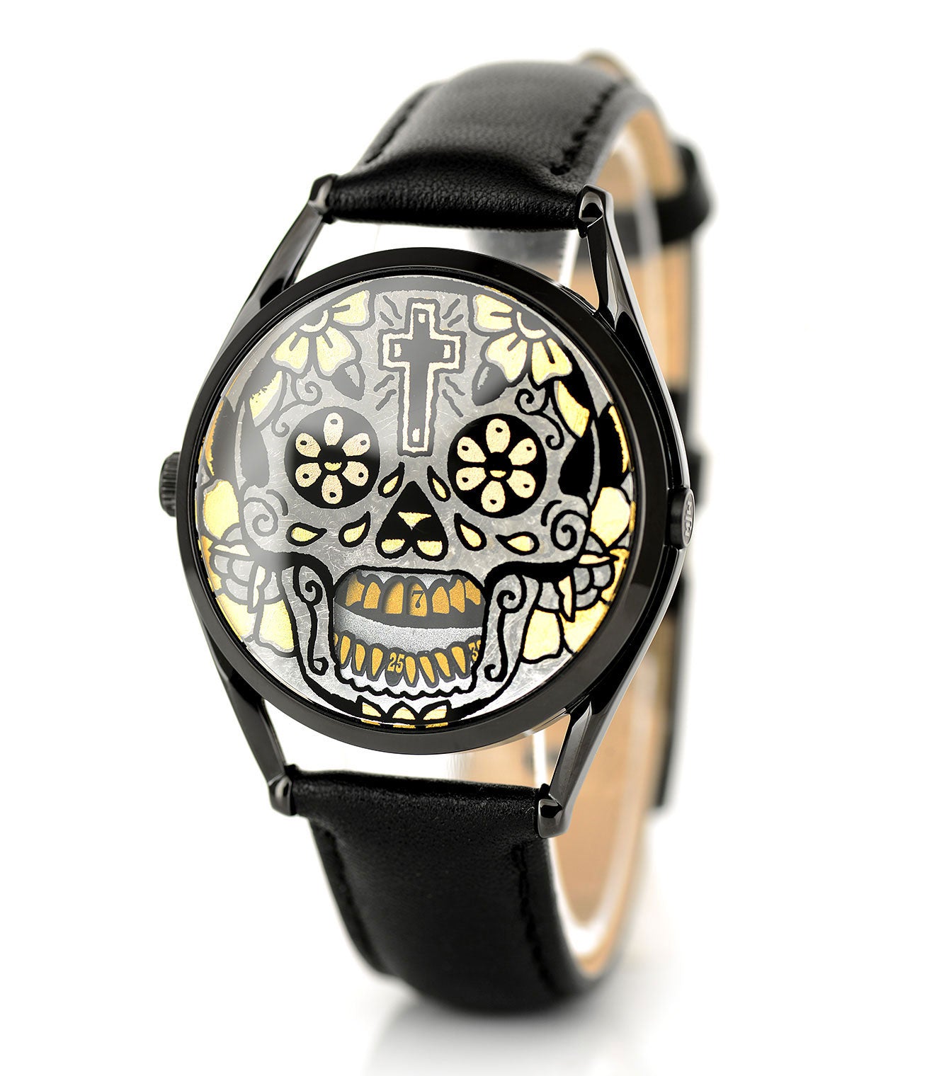 The Gilded Skull | Handmade with palladium and gold | Mr