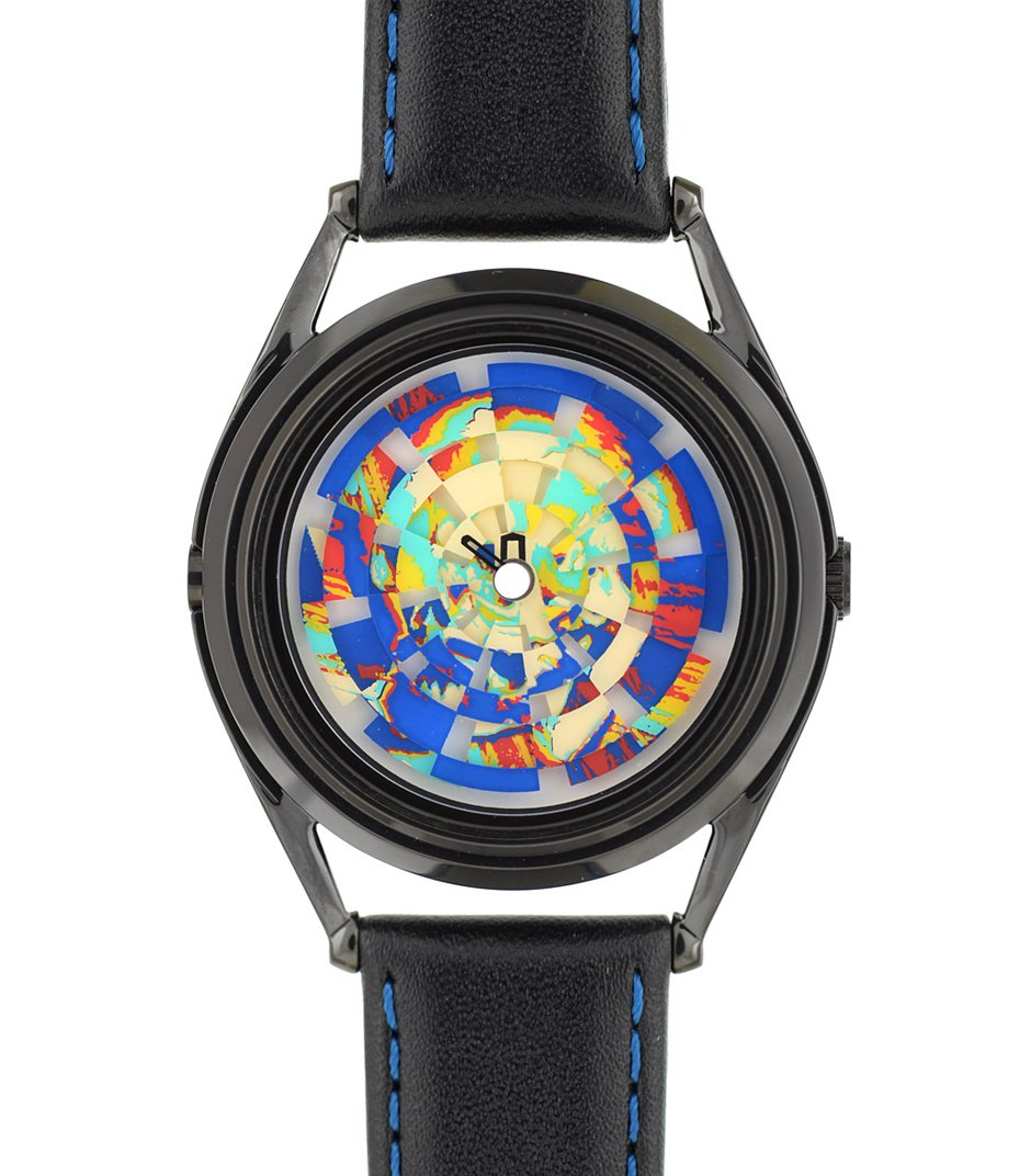 Ambassador colourful skull watch by Mr Jones Watches - flat view