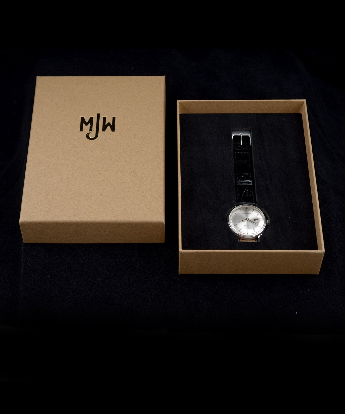IWC ボックス RARE OEM 1960s IWC Watch Box & OPEN Warranty Papers VINTAGE